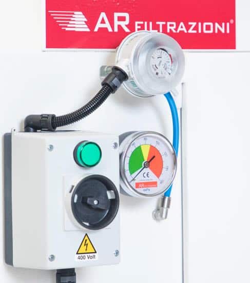 AR Filtrazioni manometro digitale presa harting macchine utensili